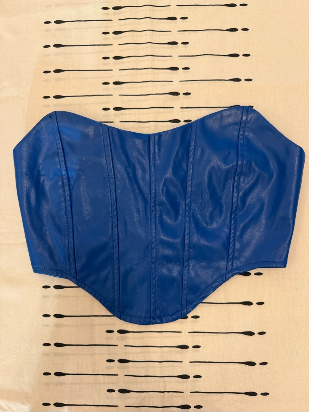 Y2K Wet Seal Blue Strapless Top